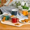 Argon Ta Farbige Emaille-Becher - Stahl Produktbild-Vorschau 3