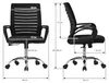 ML-Design Bürostuhl ergonomisch, Schwarz, 360° Drehstuhl Produktbild-Vorschau 7