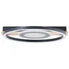 BRILLIANT moderne schwarz braune Holz LED  Deckenleuchte Produktbild-Vorschau 3