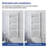 Heilmetz Heizkörper Badheizkörper Elektrisch Weiß 120x50cm Produktbild-Vorschau 3