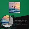 Coloray Uhr auf Leinwand 30x30 cm Wand Uhr Dekoration Produktbild-Vorschau 5