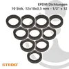 STEDO EPDM Dichtung, 12 x 18 x 3,5 mm (VE 10 Stück) Produktbild-Vorschau 2