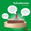 Novaliv Kokosbesen 40 cm mit Stiel Kokosborsten Besen Produktbild-Vorschau 2