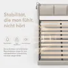 ProximaX  Stauraumbett 160x200 Beige Leinen mit Hydraulik, Produktbild-Vorschau 10
