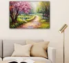 MuchoWow® - Leinwandbilder - Aquarell - Natur - Bäume - Produktbild-Vorschau 6
