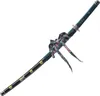 Samuraischwert Katana 103cm Hochmanganstahl scharf schwarz Produktbild-Vorschau 2