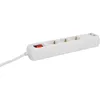UNITEC Steckdosenleiste 3 fach 2 x USB  mit Schalter weiß  Produktbild-Vorschau 4