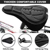 3D Gel Fahrrad Sattelbezug Komfort Memory Foam Schwarz, Produktbild-Vorschau 7