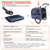 VEVOR Hundeanhänger 45 kg 2in1 Fahrradanhänger Produktbild-Vorschau 7