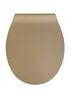 sanicomfort WC Sitz Duroplast SlimeLine beige Produktbild-Vorschau 1