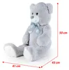Großer Teddybär Hugo mit Etikett 80 cm Produktbild-Vorschau 3