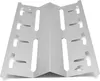A silver metal heat deflector for a grill, folded into a V-shape. Náhľad obrázku produktu