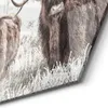 DEQOART Glasbild Echtglas 55x48 cm 'Frostige Gefährten' Produktbild-Vorschau 4