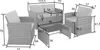 TecTake 404916, Draußen, Grau, Braun, 4 Sitz(e) Produktbild-Vorschau 7