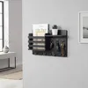 Kondela Wandgarderobe mit Organizer Imre - schwarz Produktbild-Vorschau 2