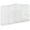 vidaXL Gabionen mit Hochbogen 6 Stk. 400x50x220/240cm Produktbild-Vorschau 3