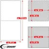 2 x 40 mm podložka na bojové umenia 90x90 cm béžová hnedá Náhľad obrázku produktu 7