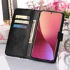 Xiaomi 12 Hülle, Schmetterling Prägung Flip Leder Produktbild-Vorschau 5