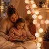 USB-Lichterkette – Baumwollkugeln mit Timer – 3 Meter – 20 Produktbild-Vorschau 6