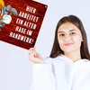 Alter Hase im Handwerk Bauarbeiter Metallschild XXL in Produktbild-Vorschau 3