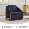 AIORBER Fauteuil, avec accoudoirs en bois, dossier Voir les images du produit 3