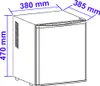 Sirge FRIGO25L0D mini lednička, minibar, tichý chod, 25 Náhled obrázku produktu 3
