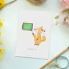 Mr. & Mrs. Panda Postkarte Fuchs Lehrerin - Weiß - Produktbild-Vorschau 2
