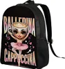 Dívčí batoh černý Italian Brainrot - Ballerina Cappuccina Náhled obrázku produktu 2