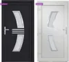 vchodové dveře vidaXL antracit 98x208 cm PVC Náhled obrázku produktu 5