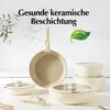 Topfsets Pfannenset 17-Teilig Antihaft Keramik Produktbild-Vorschau 6