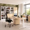 bümö Schreibtisch Serie-XB - Nachbildung: Weiß, Gestell: Produktbild-Vorschau 2