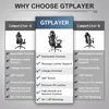 GTPLAYER Bürostuhl Gaming Stuhl Stoff Gaming Sessel Produktbild-Vorschau 5