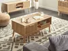 BELIANI Couchtisch Hellbraun Holz u. MDF-Platte Holzoptik Produktbild-Vorschau 2