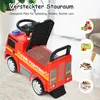 2 in 1 Mercedes Benz Feuerwehrwagen-formiges Rutschfahrzeug Produktbild-Vorschau 4