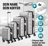 MONZANA® 4tlg Kofferset Schloss Wäsche Organizer Produktbild-Vorschau 5