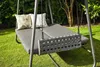 MWH Crossado Hollywoodschaukel - wetterfeste Gartenschaukel Produktbild-Vorschau 4