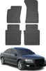 2002-2010 Audi A8 D3 Fußmatten Gummi Schwarz 4 tlg Produktbild-Vorschau 1