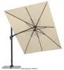 Schneider Ampelschirm Rhodos Twist natur 350 x 260 cm inkl. Produktbild-Vorschau 5
