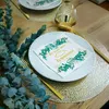 20 Servietten Eucalyptus Leaves gold Kommunion - mit Fisch Produktbild-Vorschau 3
