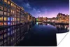 MuchoWow® Poster Amsterdam - Grachtenhäuser - Nacht - Produktbild-Vorschau 1