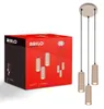 Briloner LED Pendelleuchte 3-flammig Beige GU10 Produktbild-Vorschau 1