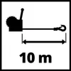 Einhell 2260160 verricello manuale 500 kg Anteprima dell’immagine prodotto 7