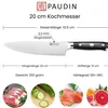 Profesionálny kuchársky nôž PAUDIN D1 20 cm - Japonský Náhľad obrázku produktu 7