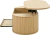 A light wood coffee table with a lift-top and a pull-out shelf is shown against a white background. Náhľad obrázku produktu