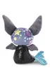 A plush toy of a bat-mermaid hybrid is shown from the back against a white background. Produktbild-Vorschau