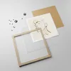 Gerahmtes Poster - Rahmen in heller Eiche - Minimalismus Produktbild-Vorschau 4