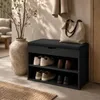 Schuhschrank mit Sitzfläche LEVA, 60 x 30 x 47 cm Produktbild-Vorschau 10