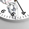 Wanduhr - Rund - Glasuhr - Surrealismus Hände Hilfe - Produktbild-Vorschau 5