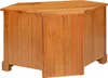 vidaXL Meuble TV d'angle Naturel 79 x 40 x 46 cm Bois Voir les images du produit 6