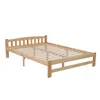 Massivholzbett, 140x200 cm, Doppelbett mit Lattenrost und Produktbild-Vorschau 7